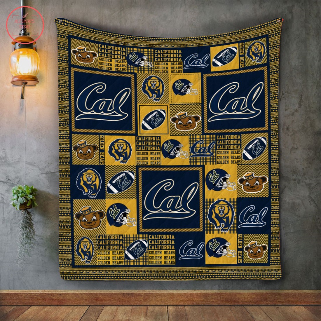 NCAA California Golden Bears Quilt Blanket