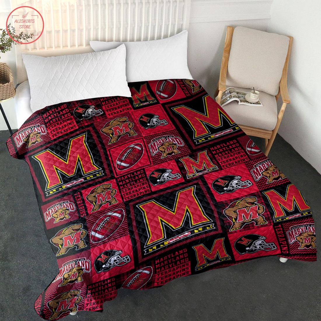 NCAA Maryland Terrapins Quilt Blanket