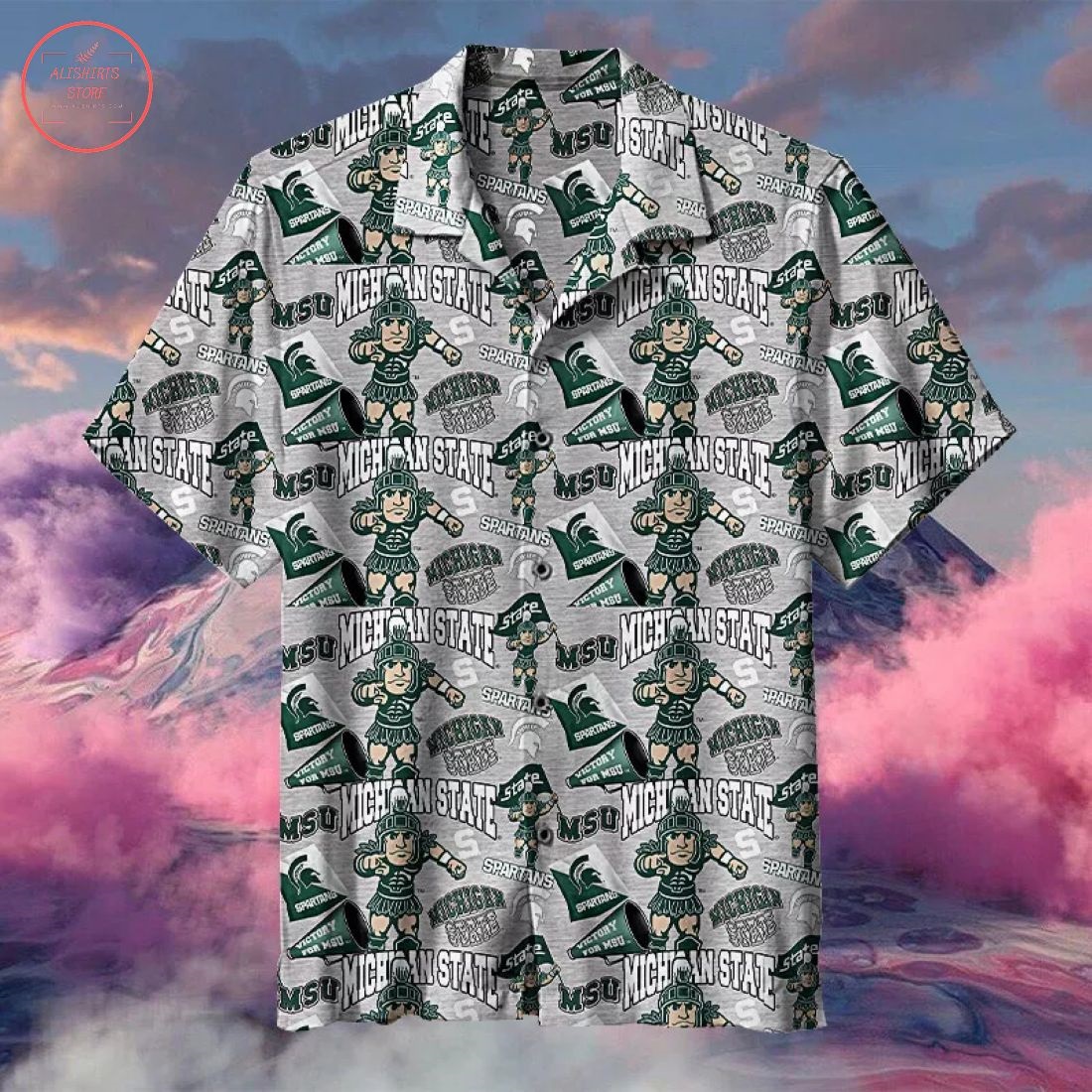 NCAA Michigan State Spartans Hawaiian Shirt