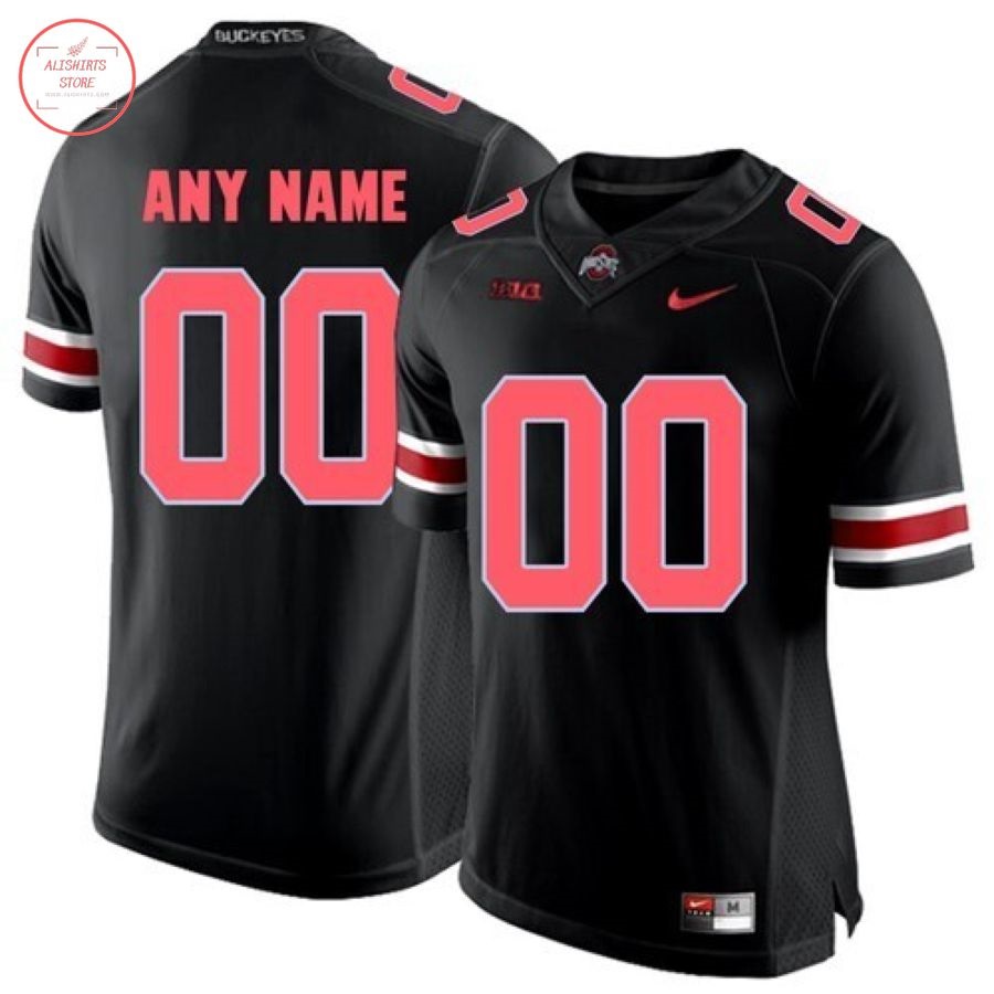 NCAA Ohio State Buckeyes Custom Name Football Jersey