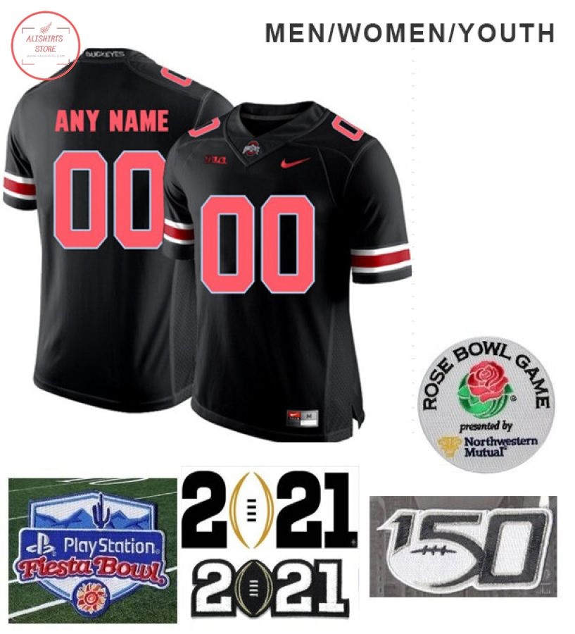 NCAA Ohio State Buckeyes Custom Name Football Jersey