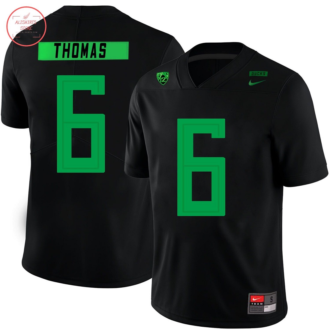 NCAA Oregon Ducks 6 De'Anthony Thomas College Football Jersey Black