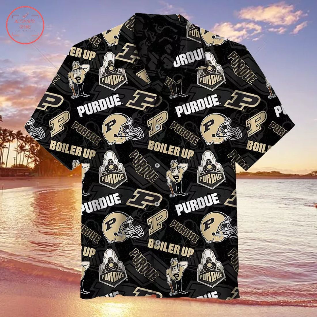 NCAA Purdue Boilermakers Hawaiian Shirt