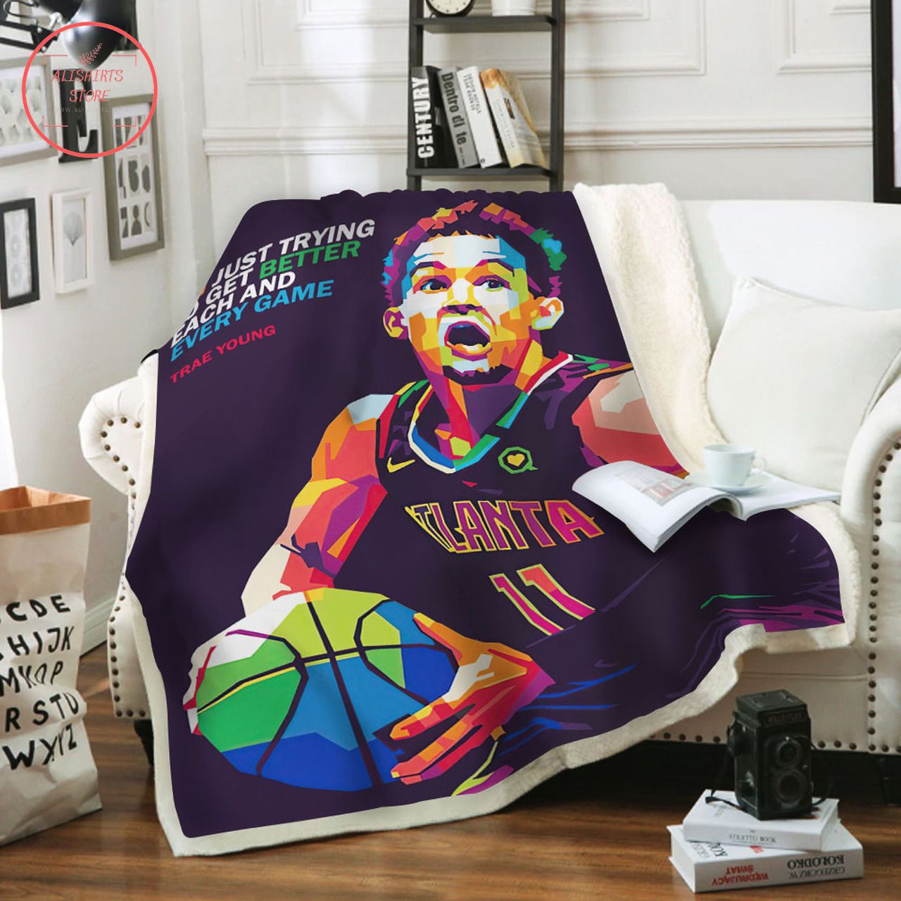 NCAA Trae Young Basketball Bedding Set