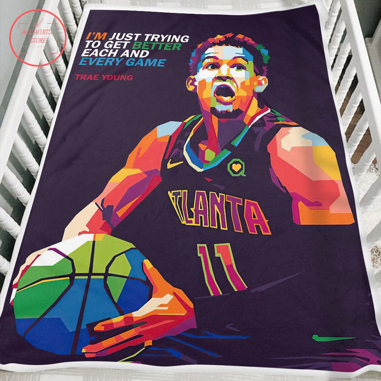 NCAA Trae Young Basketball Bedding Set