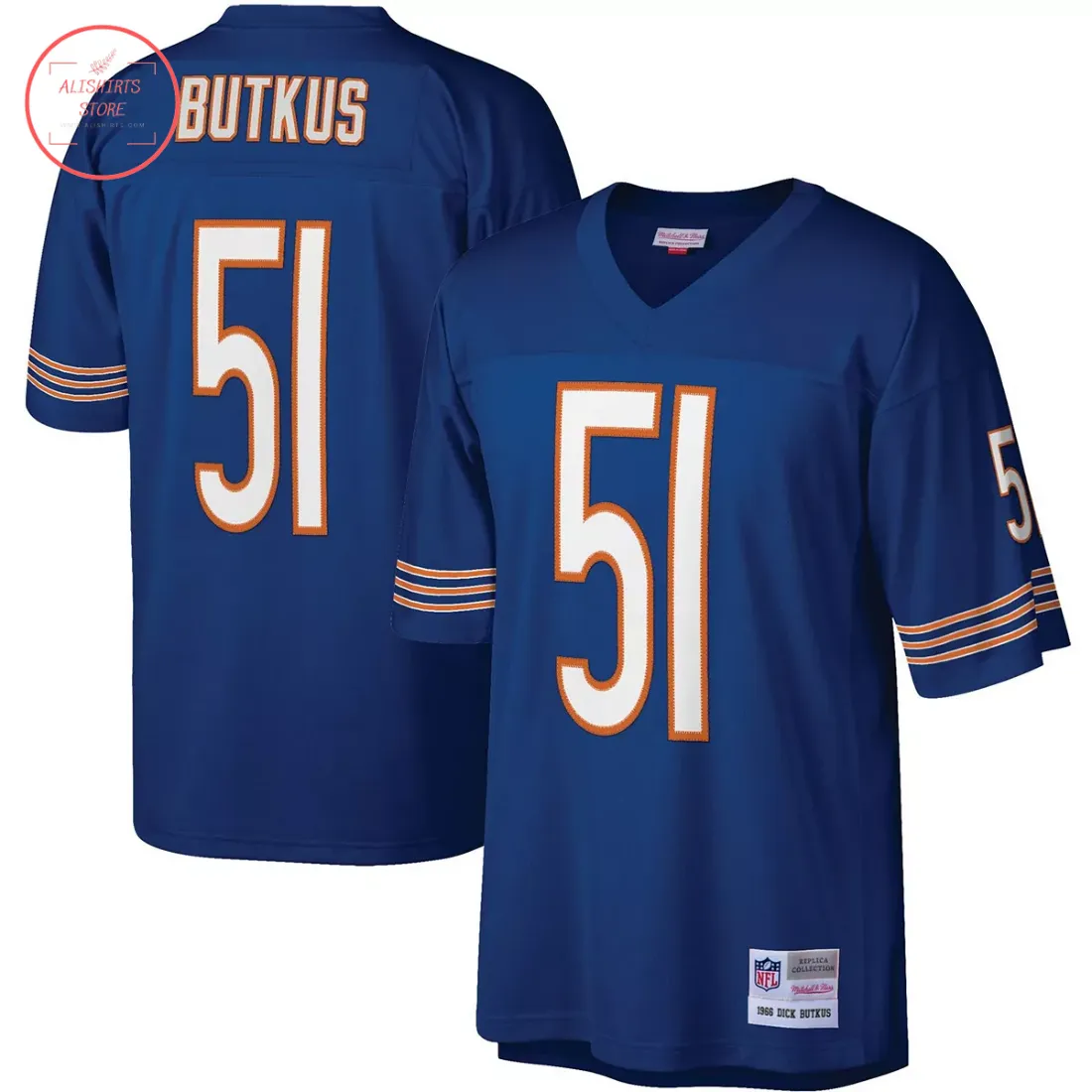 NFL Chicago Bears Dick Butkus Football Jersey