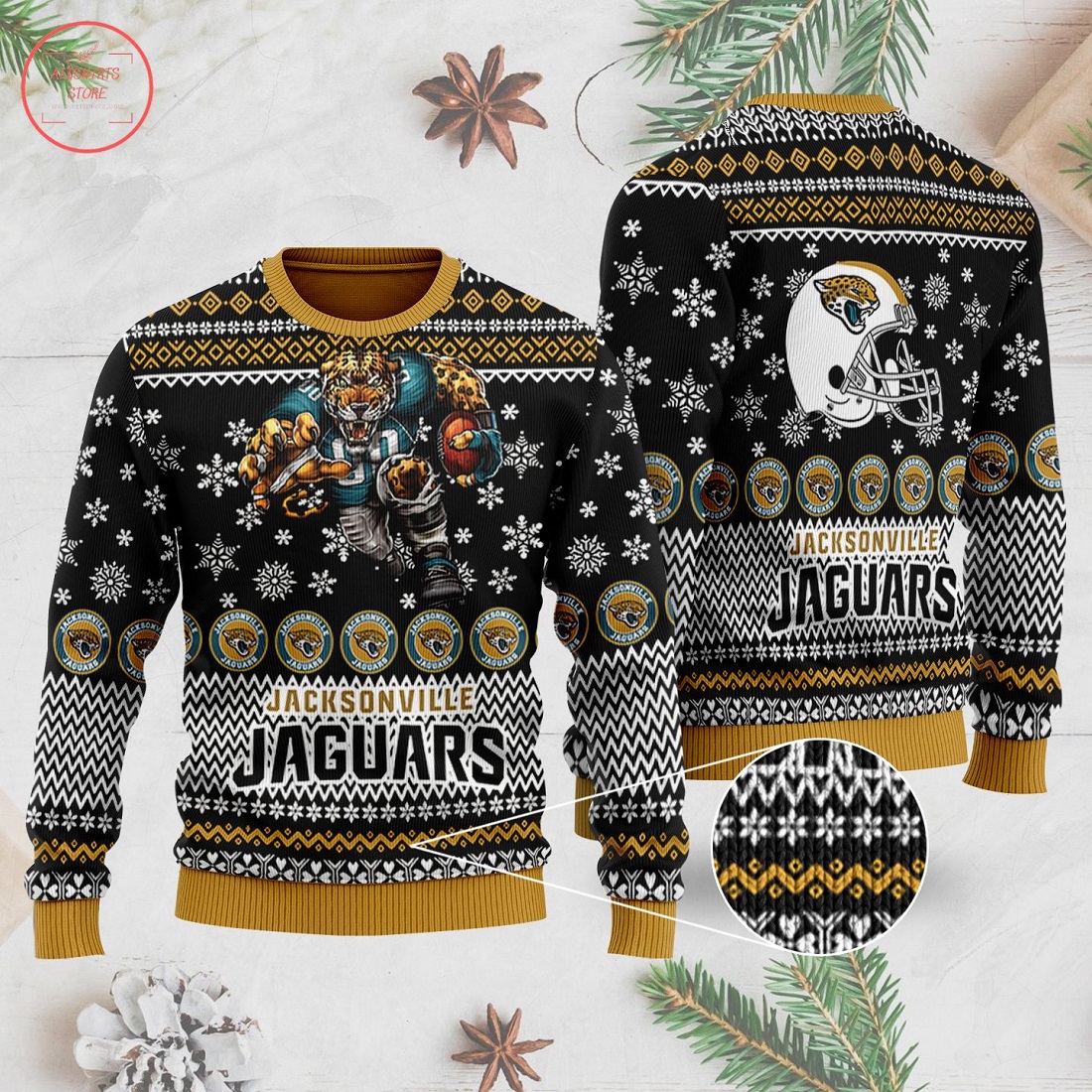 NFL Jacksonville Jaguars Ugly Christmas Sweater