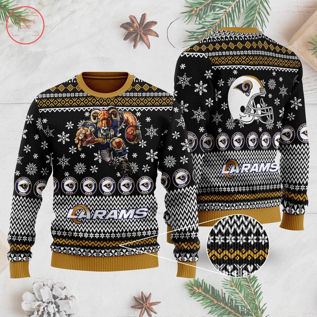 NFL Los Angeles Rams Ugly Christmas Sweater