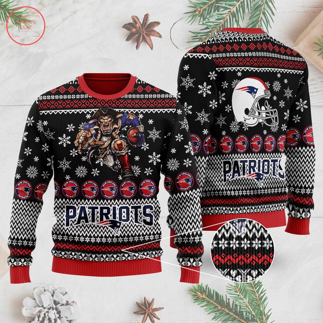 NFL New England Patriots Ugly Christmas Sweater