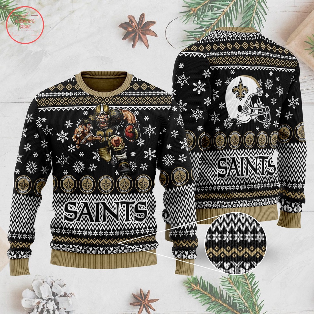 NFL New Orleans Saints Ugly Christmas Sweater