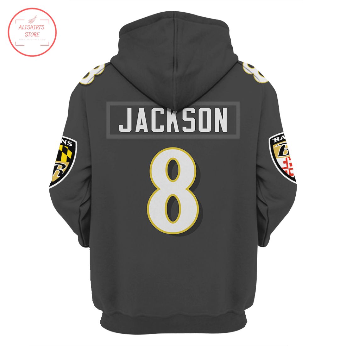 NFL Baltimore Ravens Jackson Shirt and Hoodie