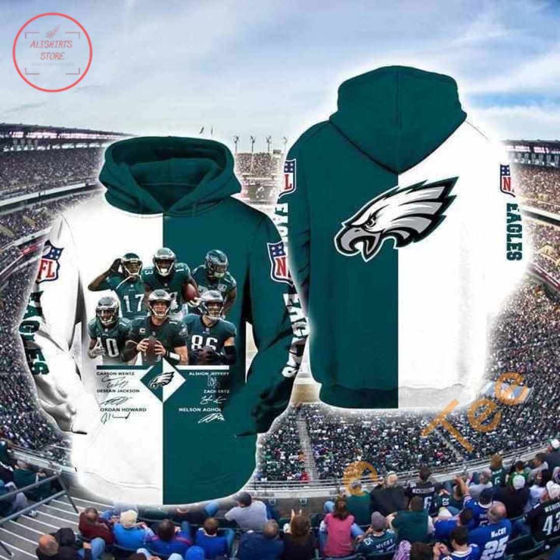 NFL Philadelphia Eagles Personalized Hoodie 3D