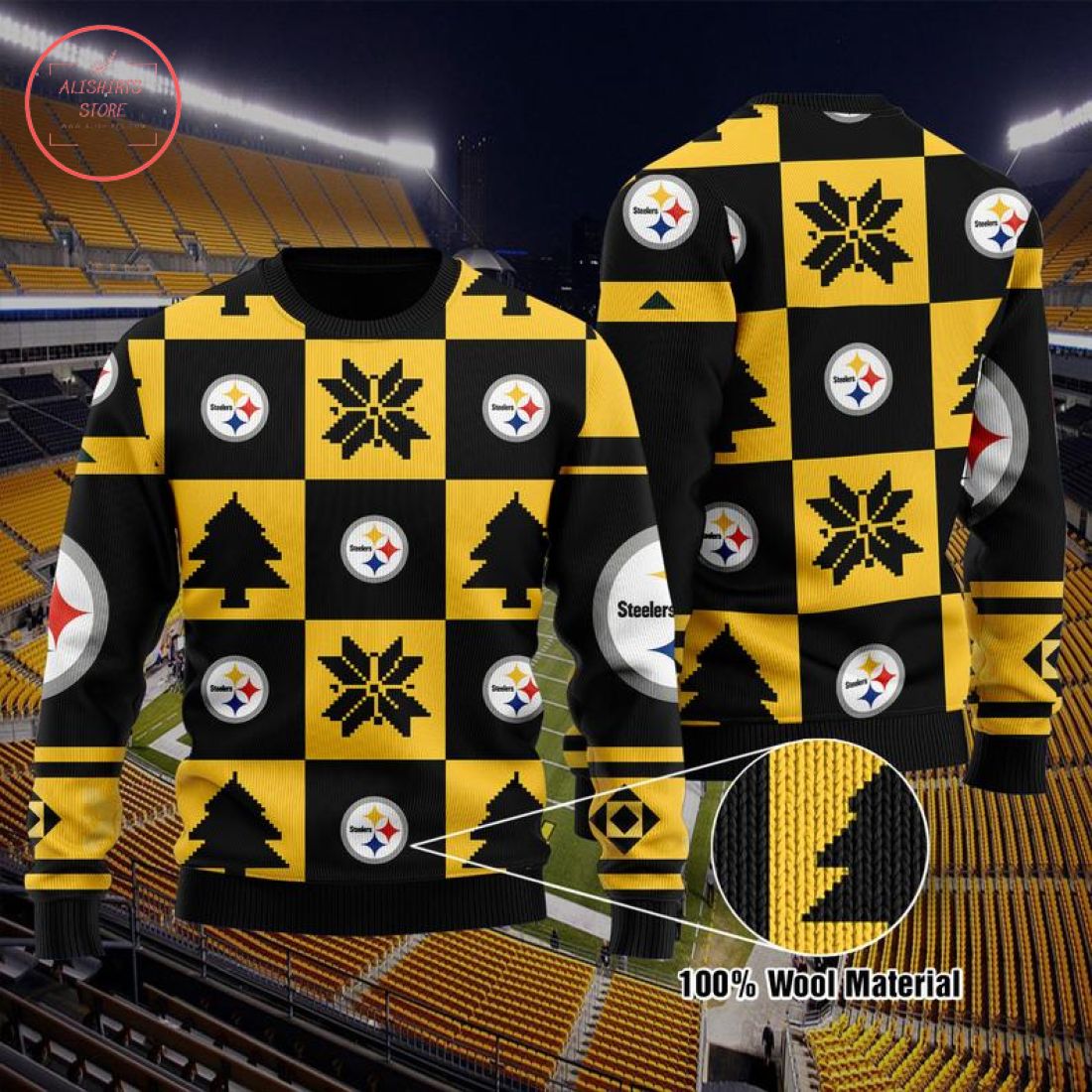 NFL Pittsburgh Steelers Christmas Sweater