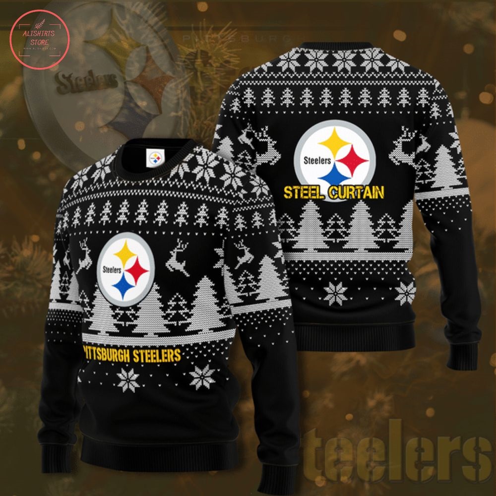 NFL Pittsburgh Steelers Personalized Christmas Sweater