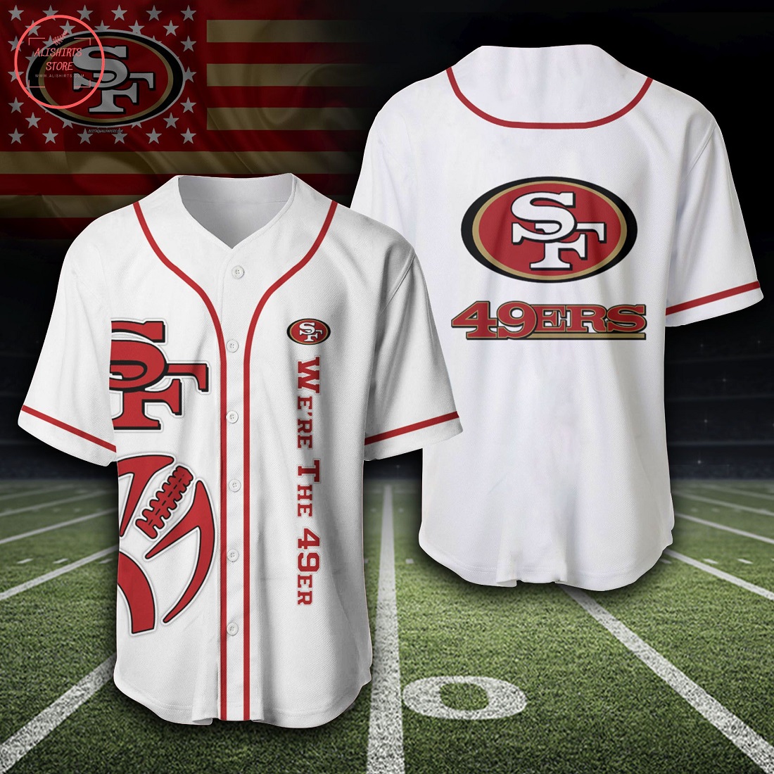 NFL San Francisco 49ers Baseball Jersey