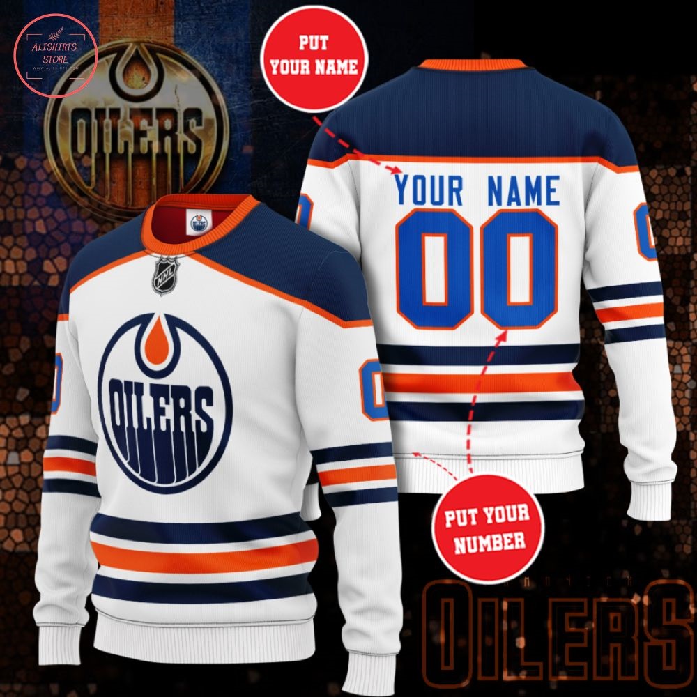 NHL Edmonton Oilers Personalized Sweater
