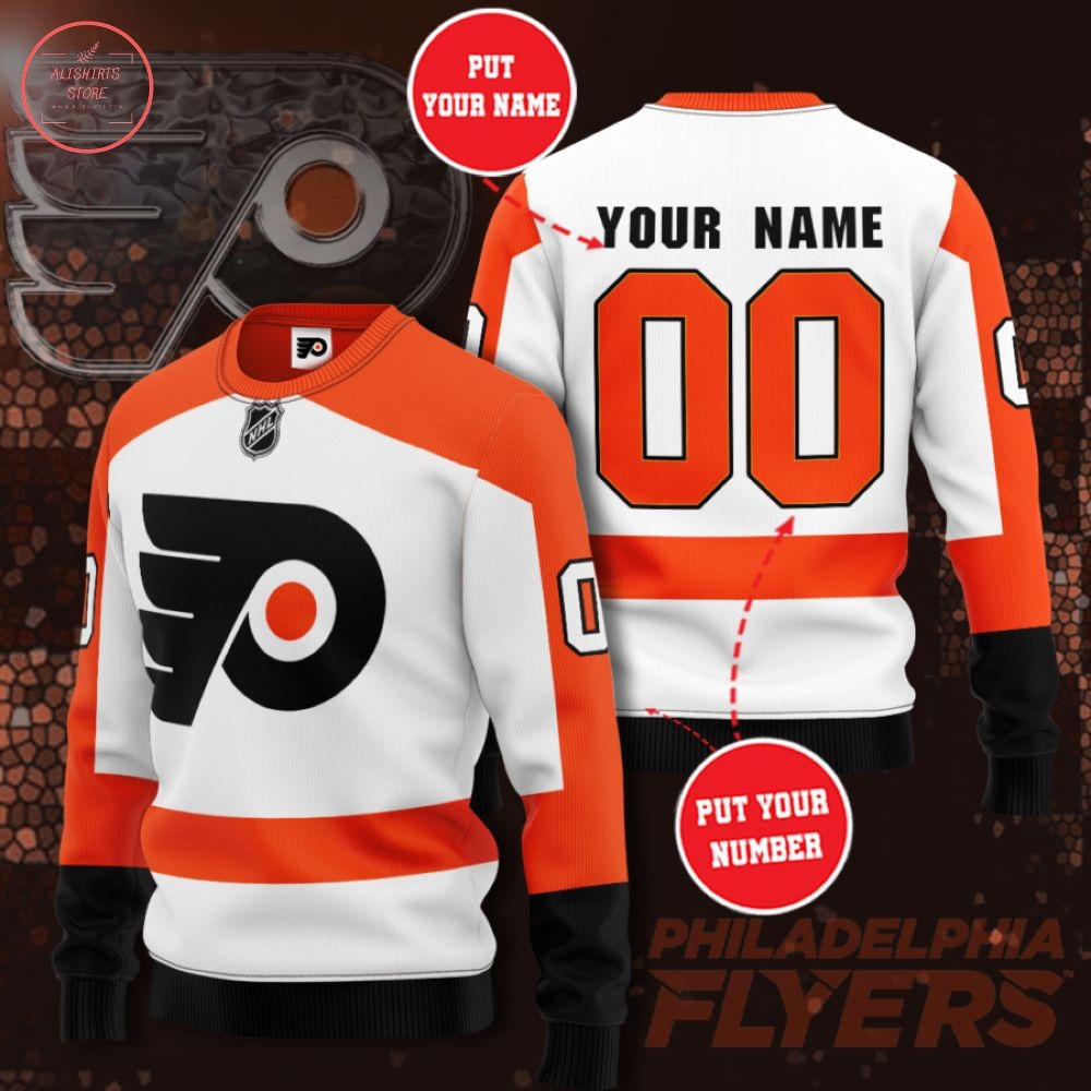 NHL Philadelphia Flyers Personalized Sweater