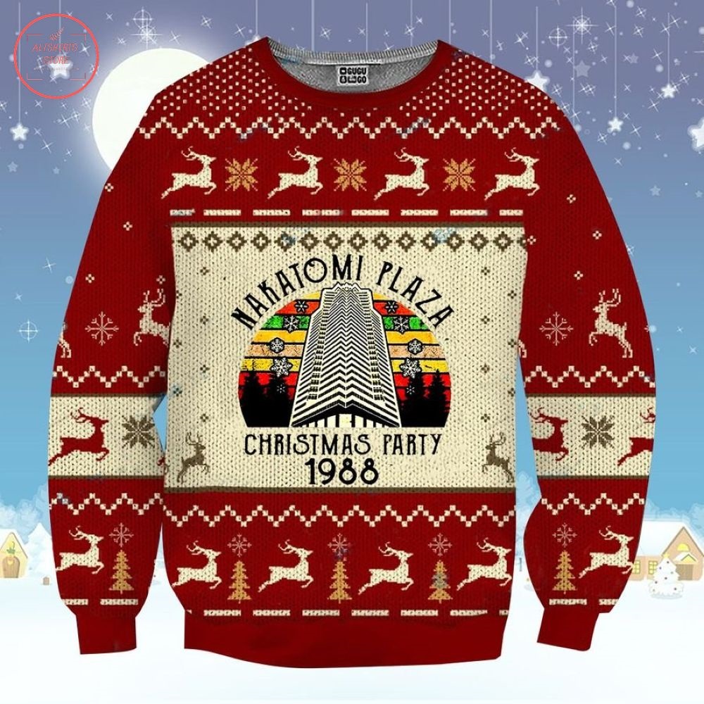 Nakatomi Plaza Christmas Party Ugly Sweater