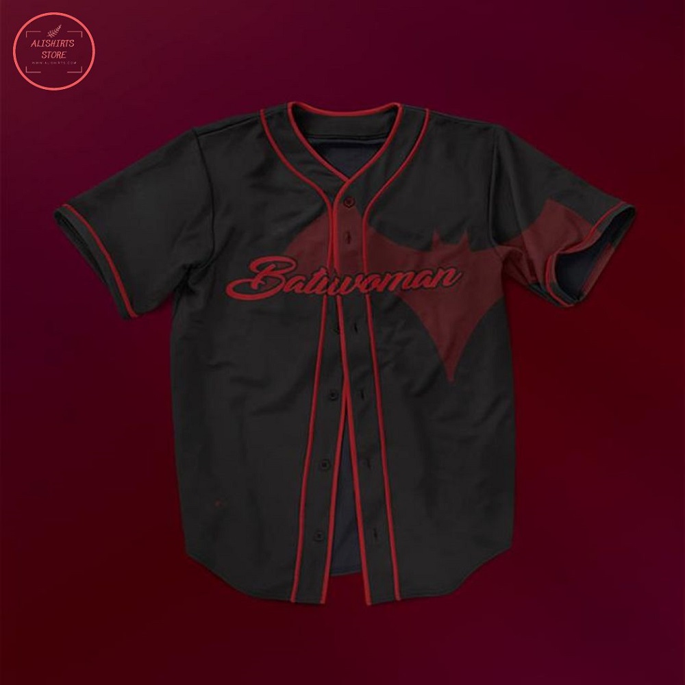 New Batwoman Personalized Baseball Jersey