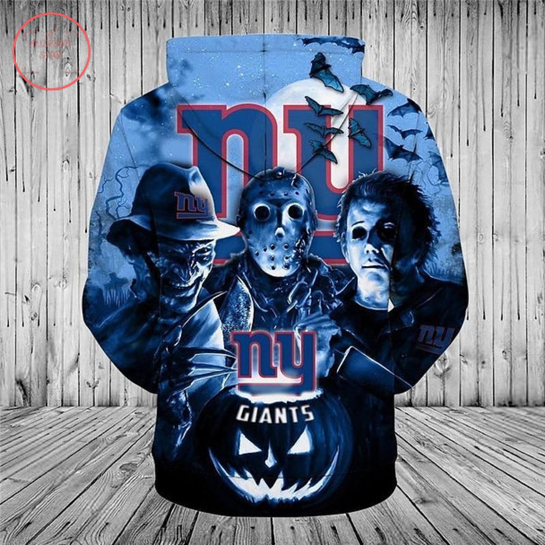 New York Giants Horror Movie Halloween Hoodie