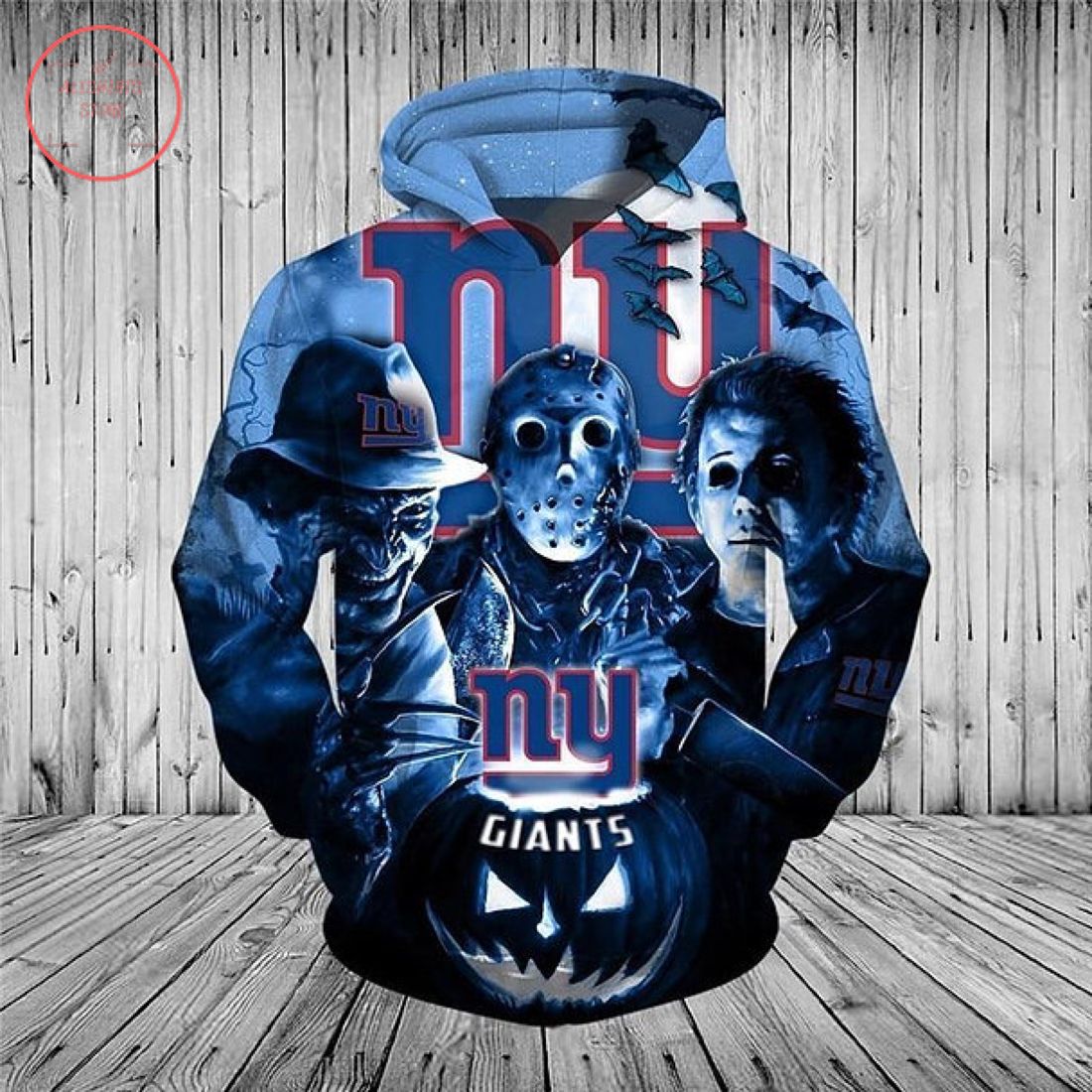 New York Giants Horror Movie Halloween Hoodie