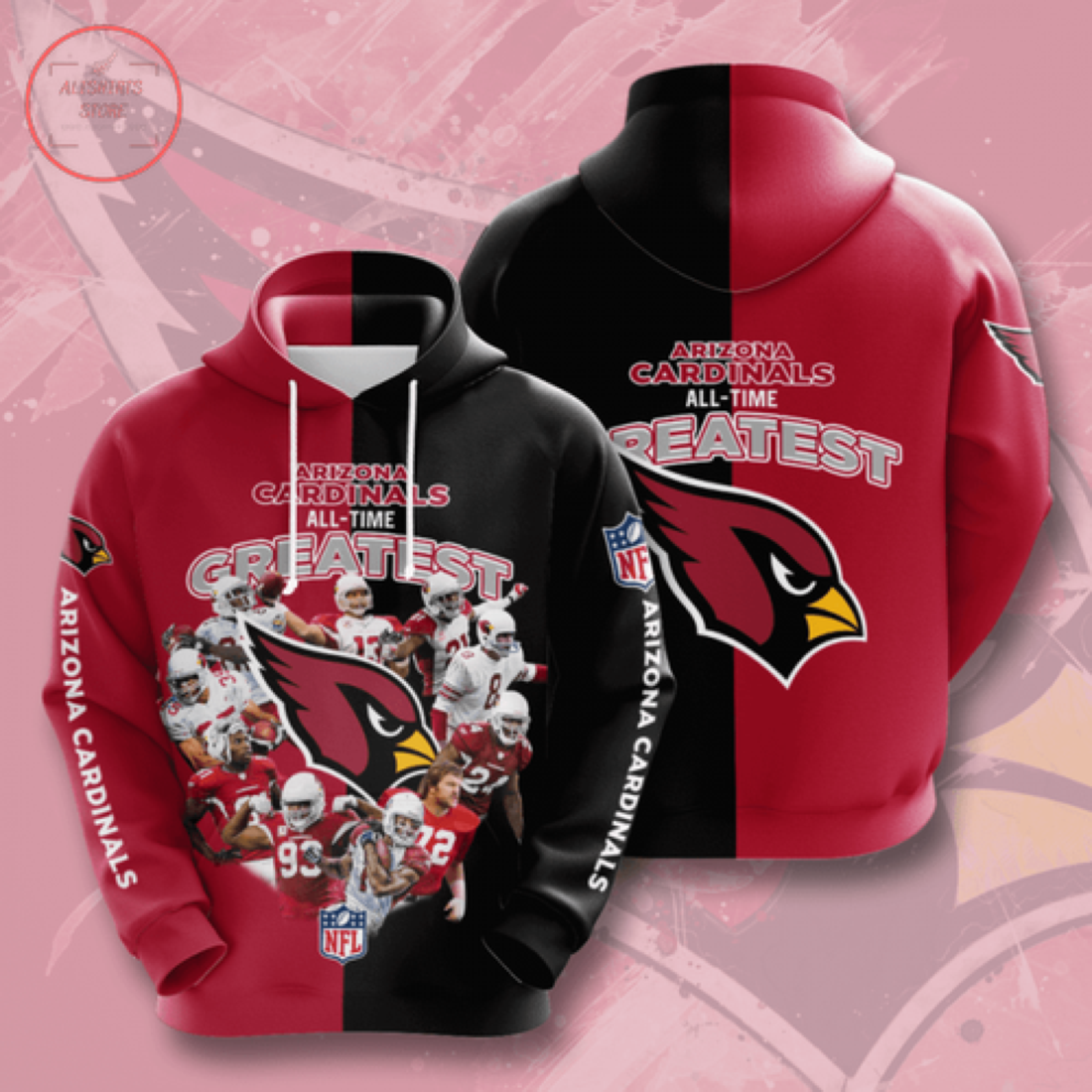Nfl Arizona Cardinals Personalized Hoodie 3D