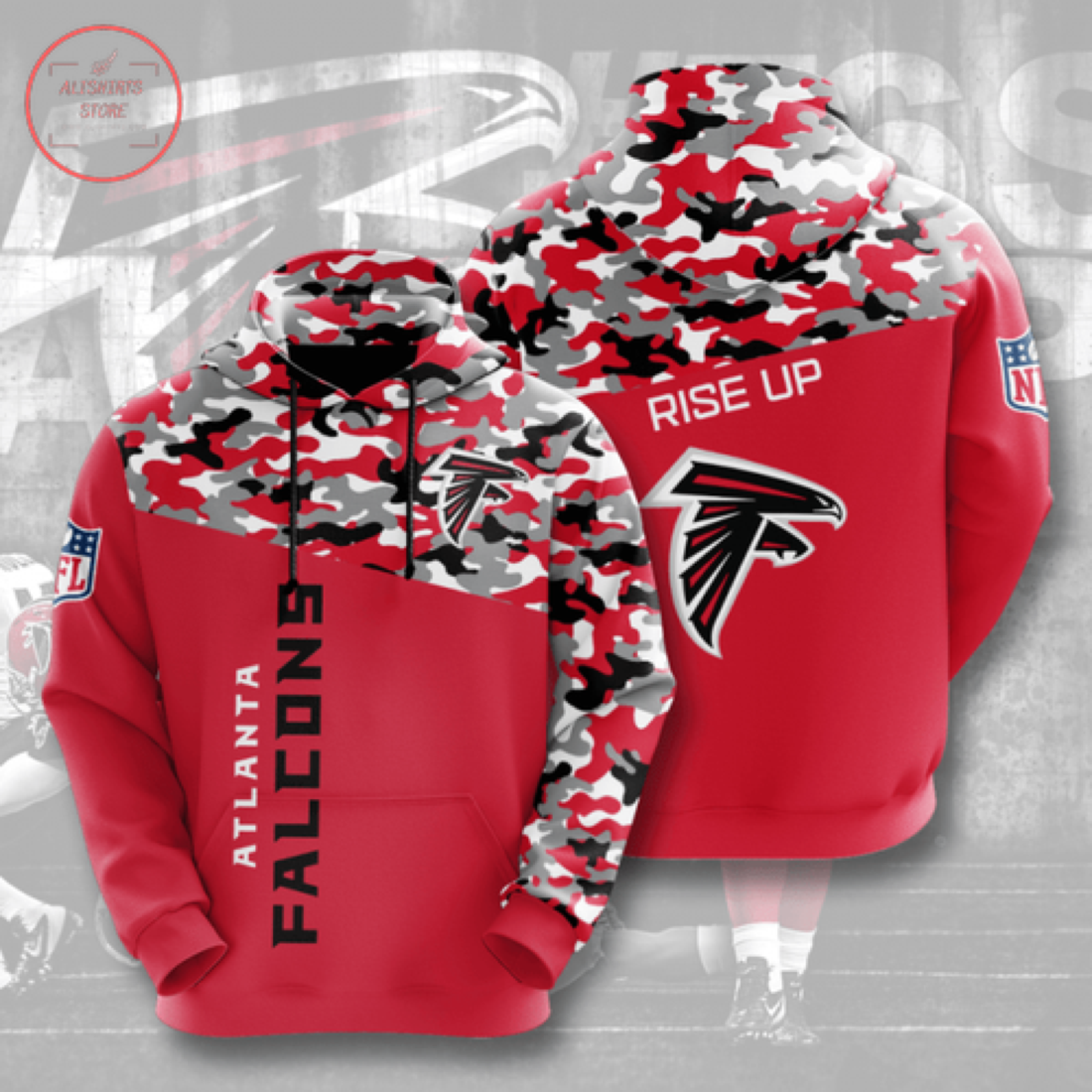 Nfl Atlanta Falcons Personalized Hoodie 3D
