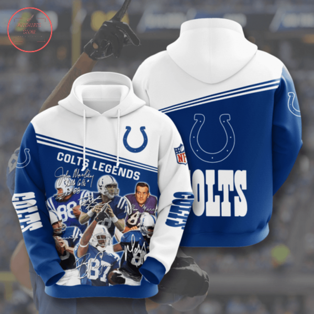 Nfl Indianapolis Colts Personalized Hoodie 3D