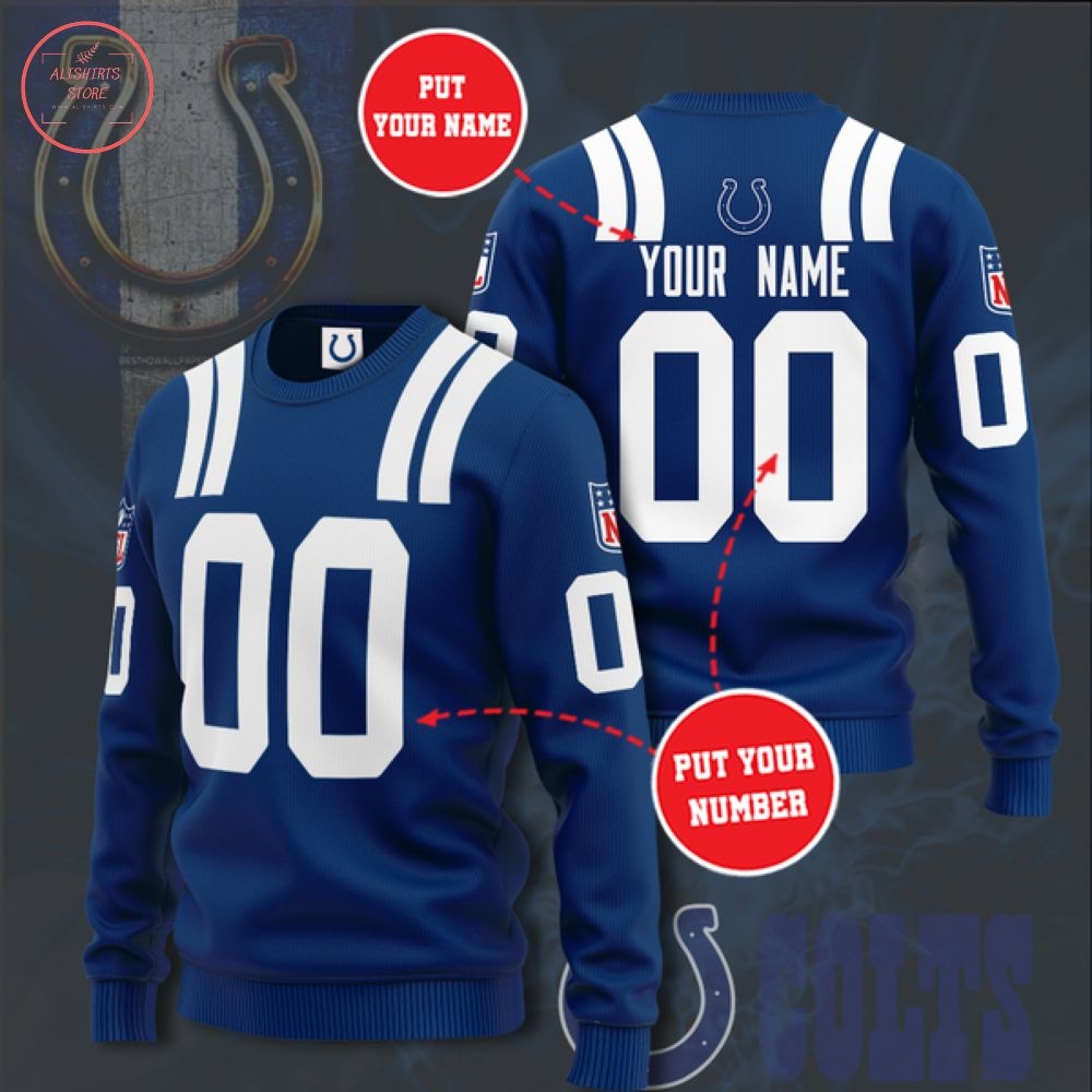 Nfl Indianapolis Colts Personalized Sweater