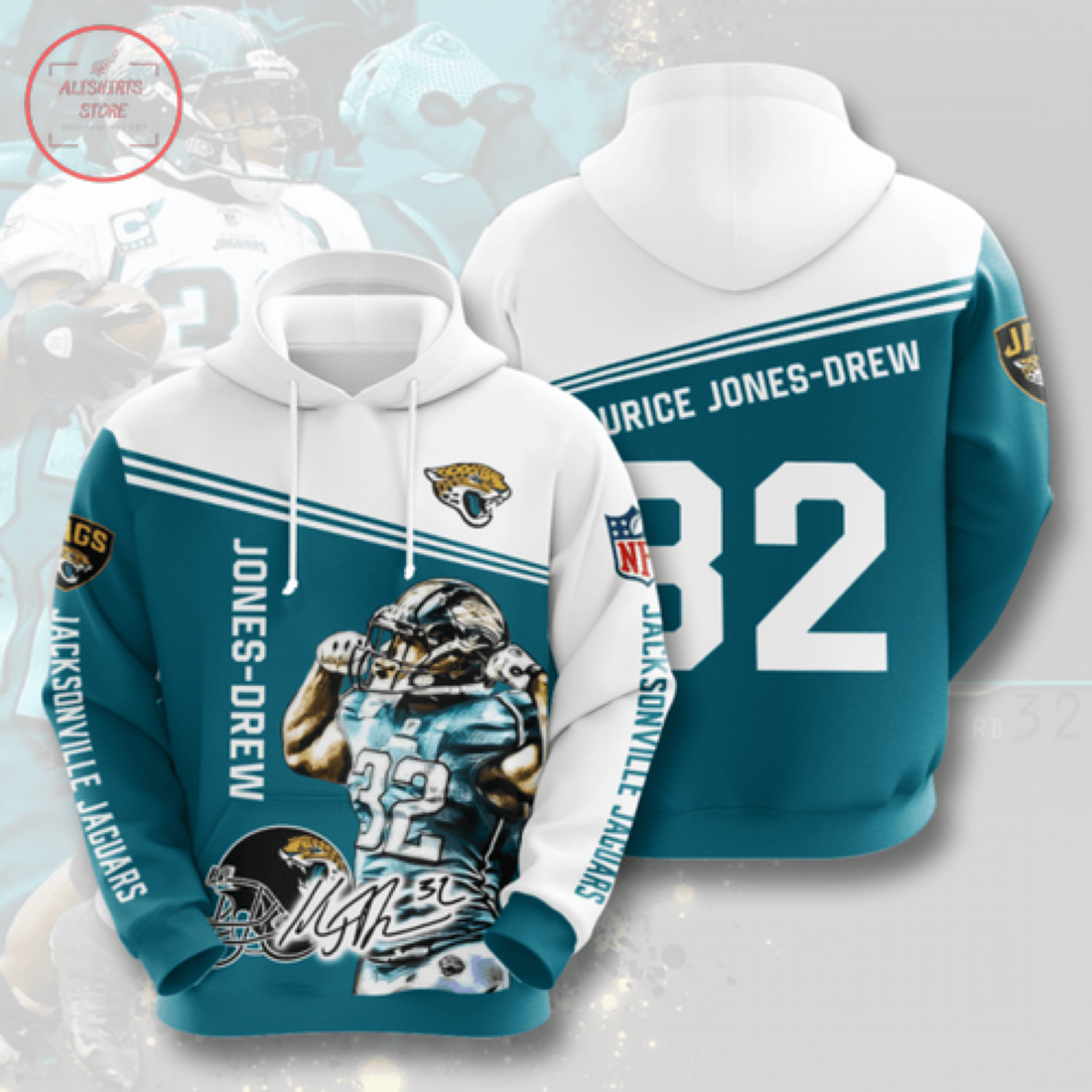 Nfl Jacksonville Jaguars Personalized Hoodie 3D