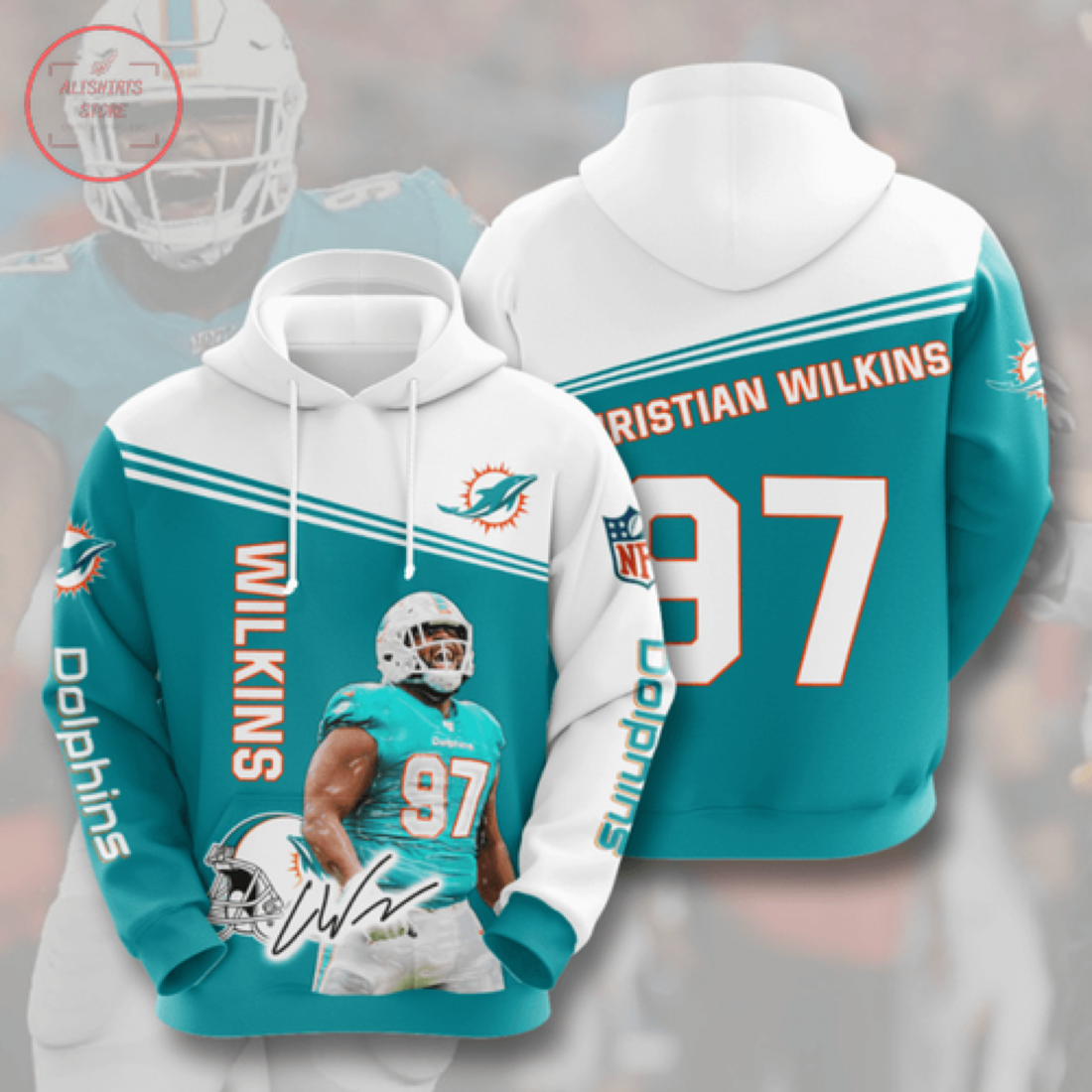 Nfl Miami Dolphins Personalized Hoodie 3D