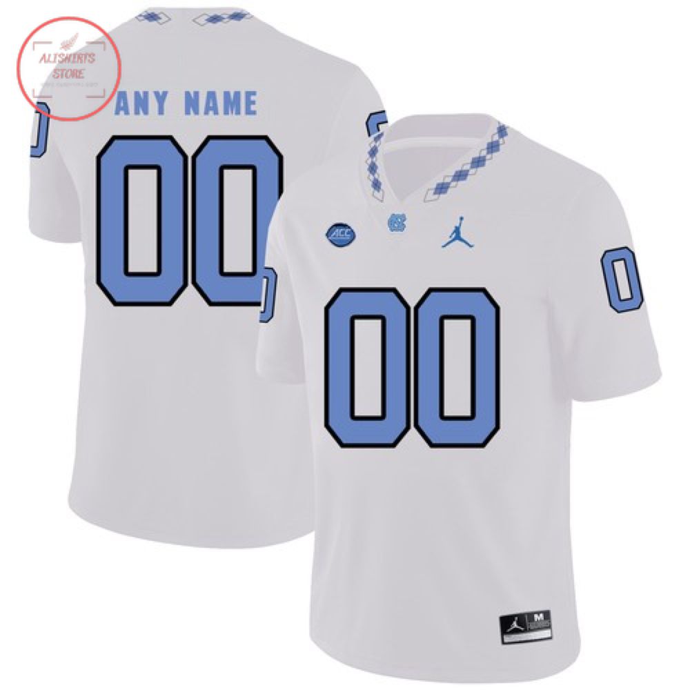 North Carolina Tar Heels Custom White