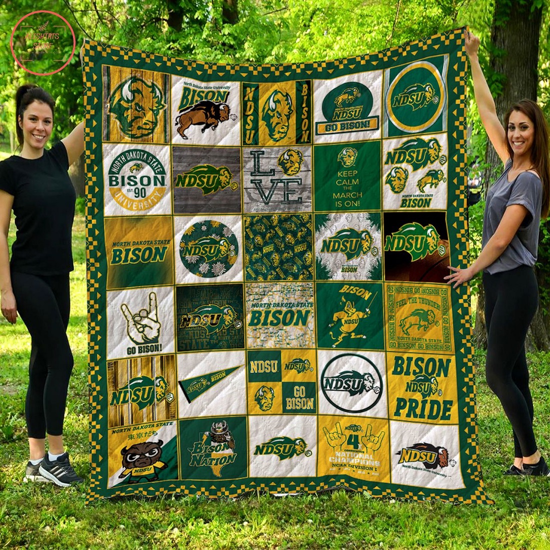 North Dakota State University Quilt Blanket