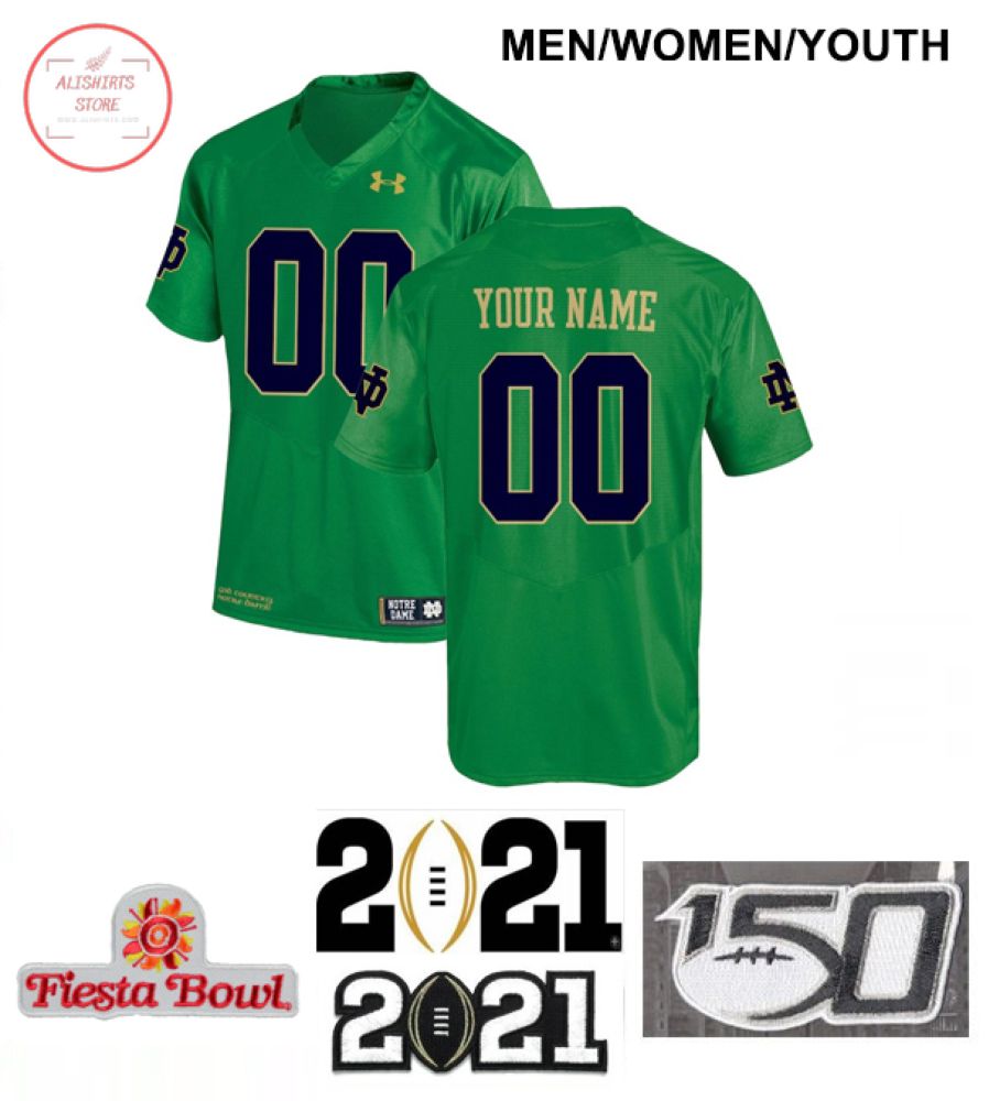 Notre Dame Fighting Irish Custom Green