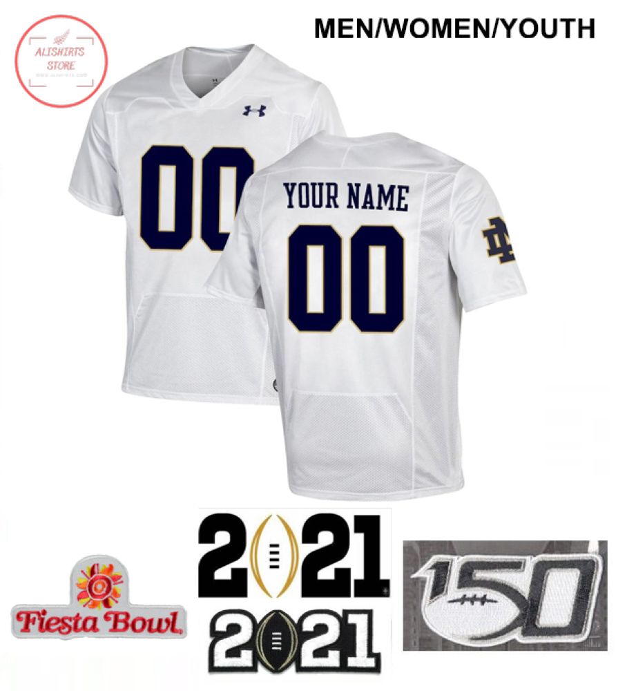 Notre Dame Fighting Irish Custom White