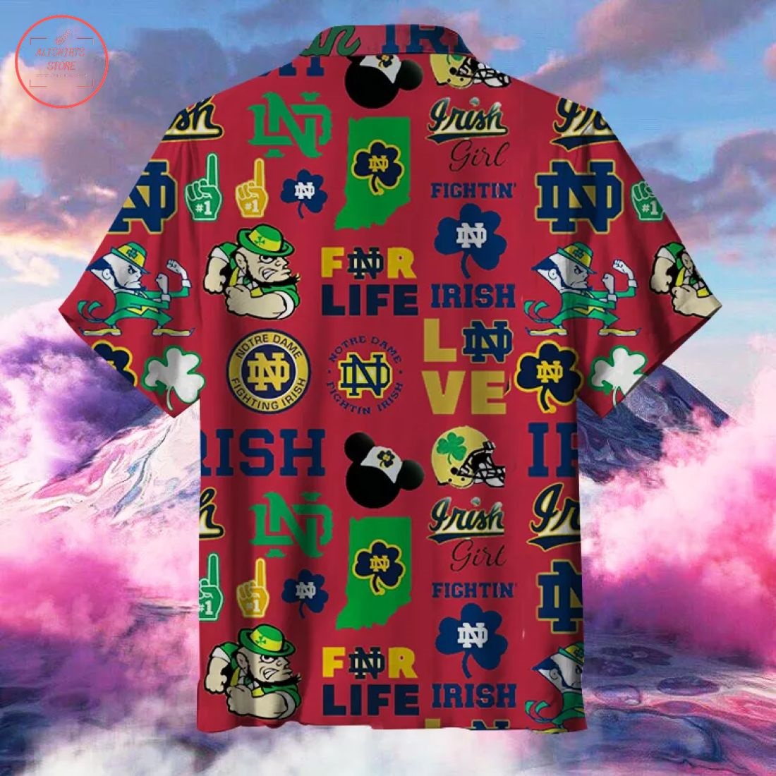 Notre Dame Fighting Irish Hawaiian Shirt