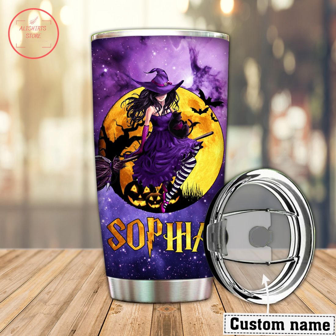Oh honey I'm the wicked witch Halloween Personalized Tumbler