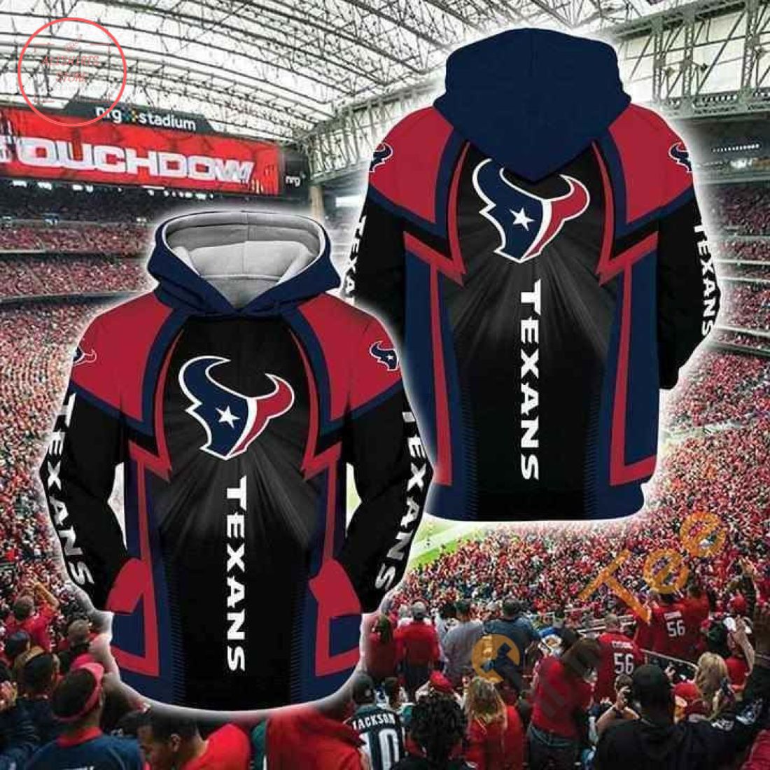 Personalized Houston Texans NFL Hoodie 3D1