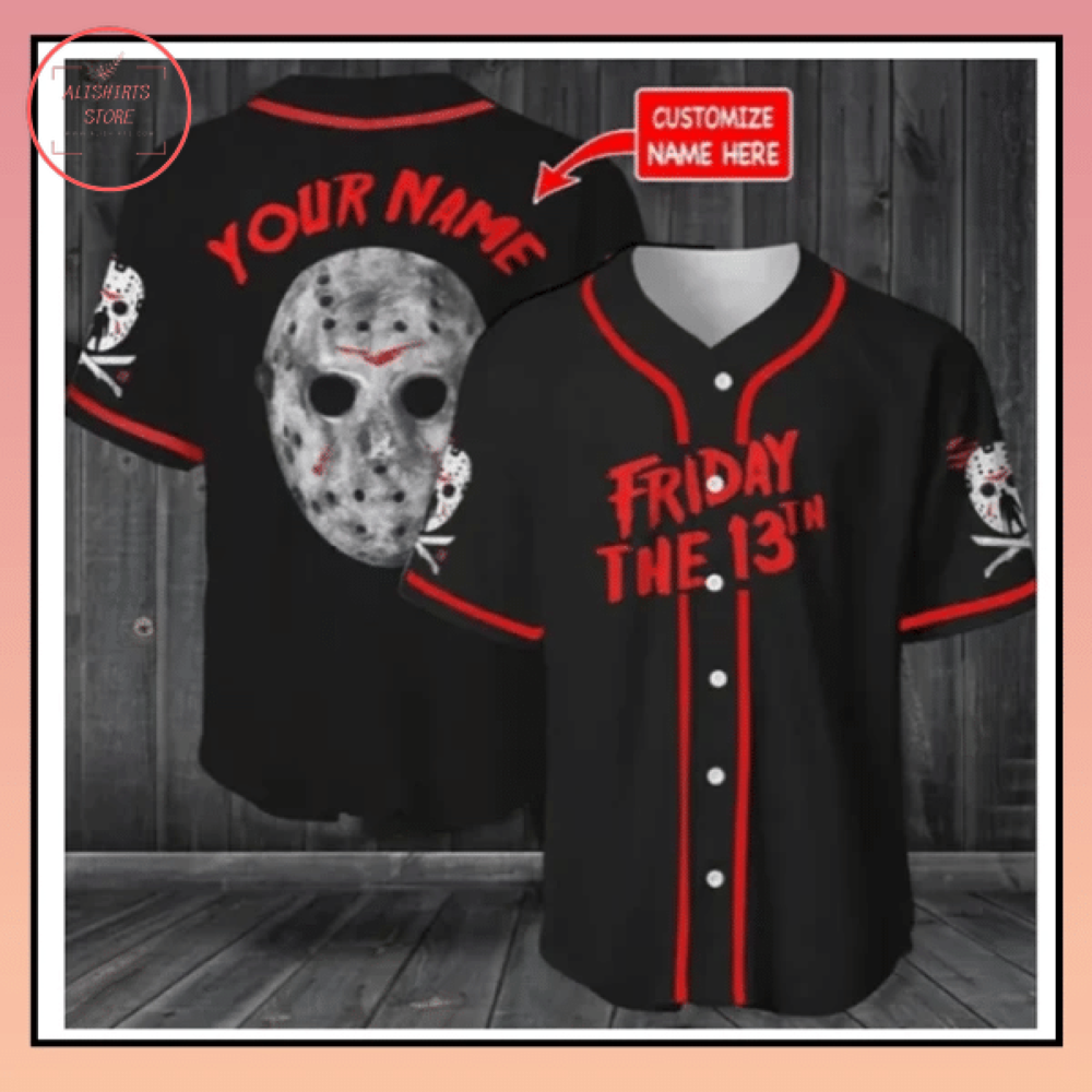 Personalized Jason Halloween Baseball Jersey