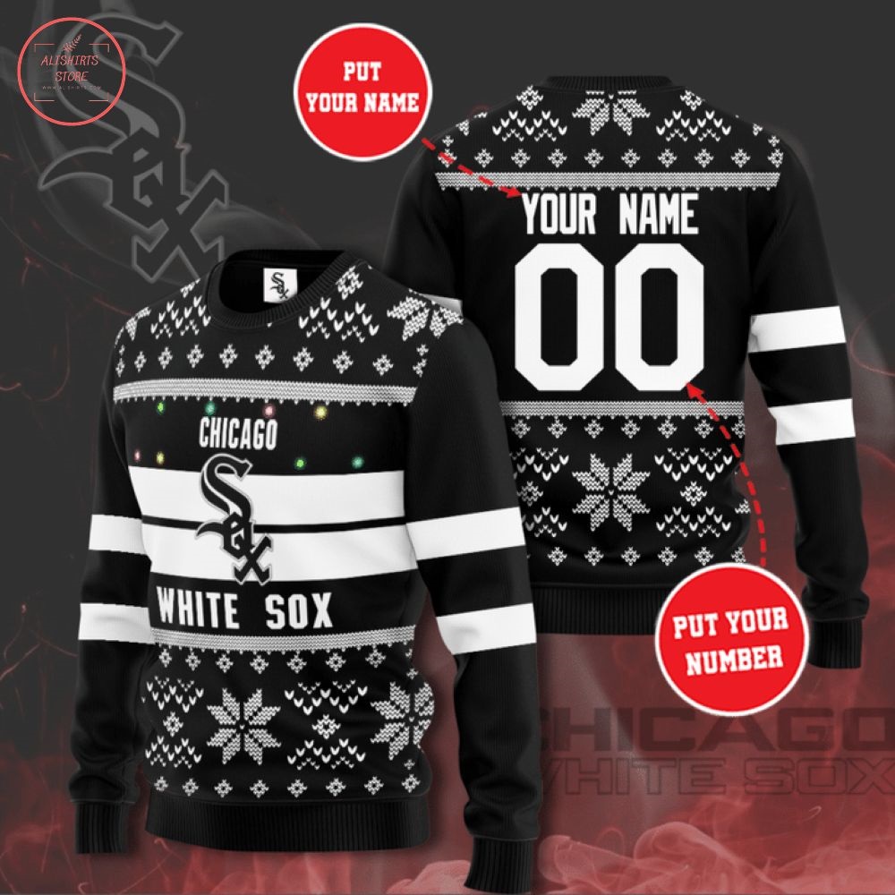 Personalized MLB Chicago White Sox Christmas Sweater