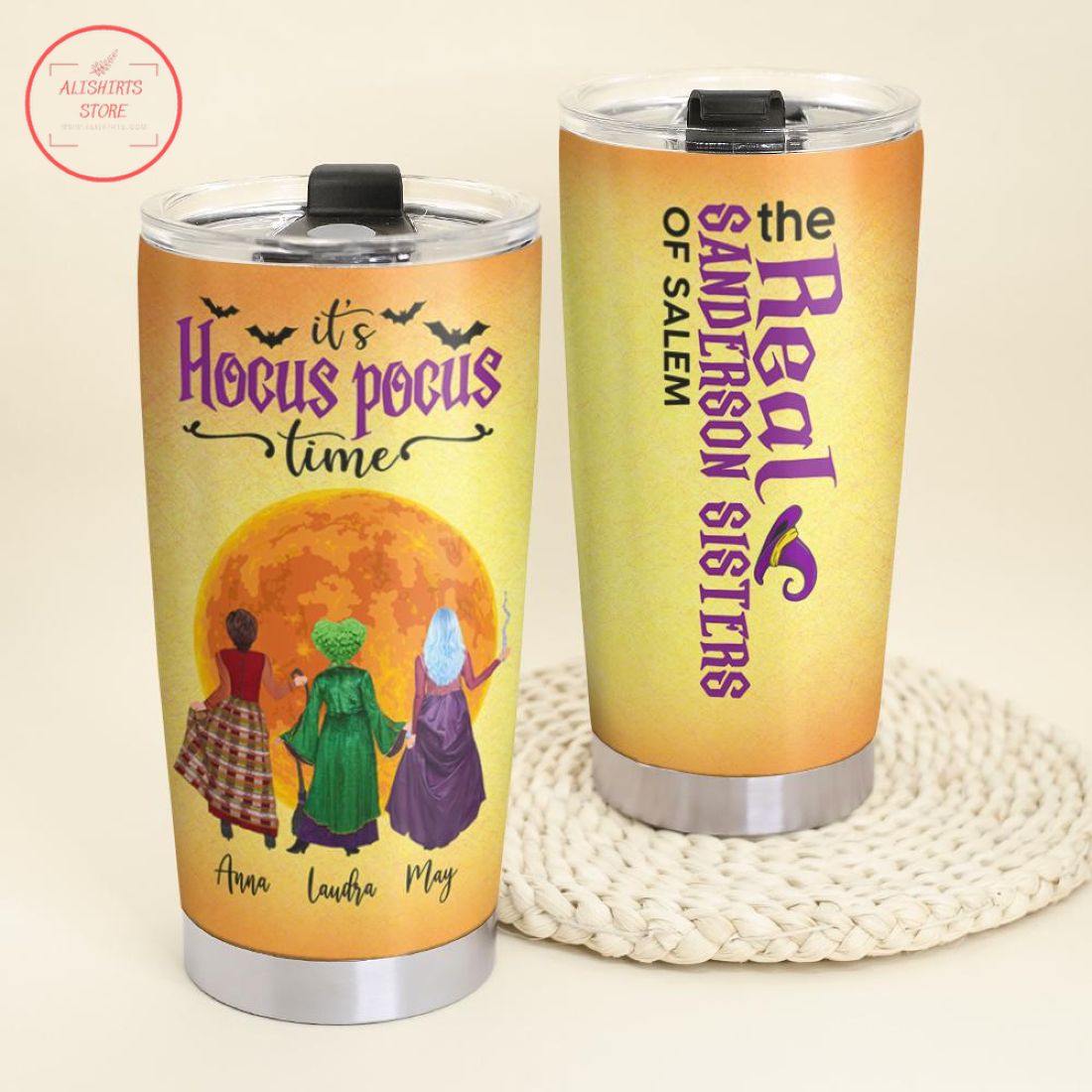 Personalized Sisters Of Salem Halloween Tumbler