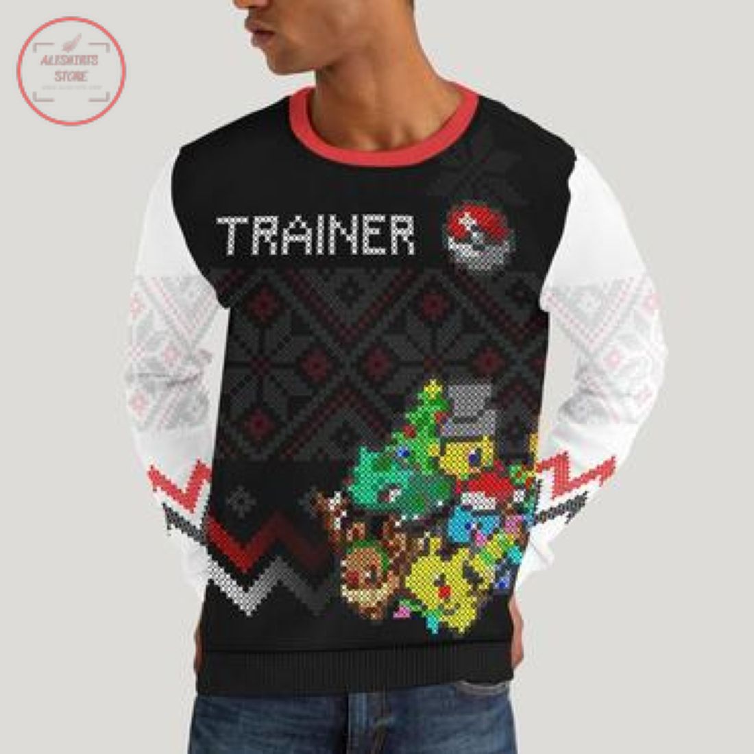 Pokemon League Christmas Sweater