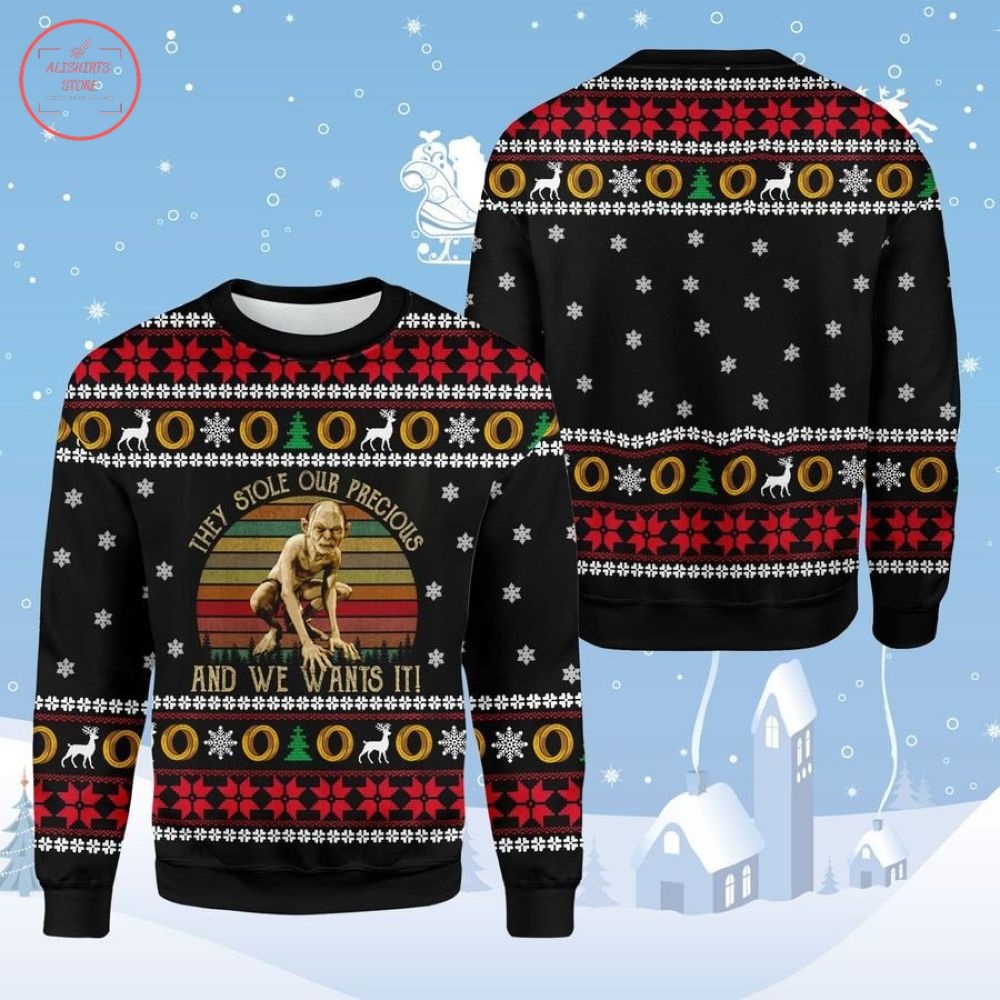 Precious Lord Of The Rings Ugly Christmas Sweater