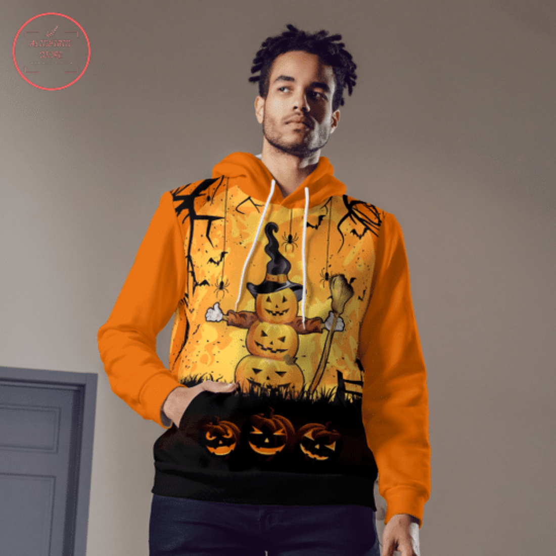 Pumpkin Man Halloween Hoodie 3D