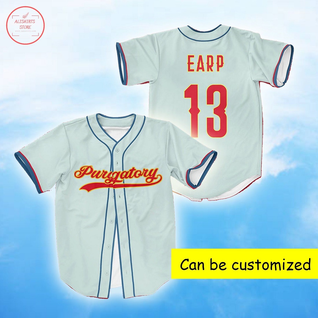 Purgatory Personalized Baseball Jersey