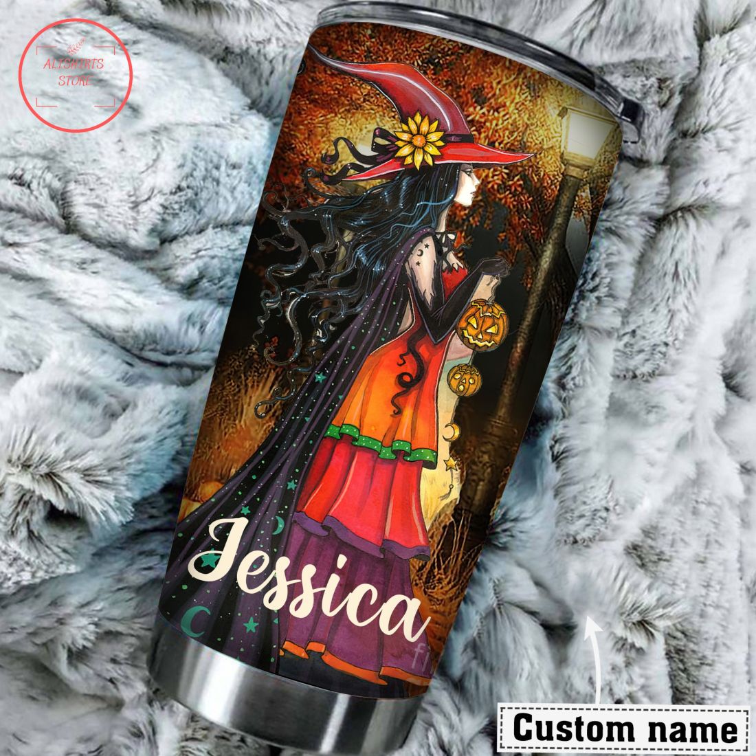 Remind Them Who They're Dealing With Halloween Personalized Tumbler