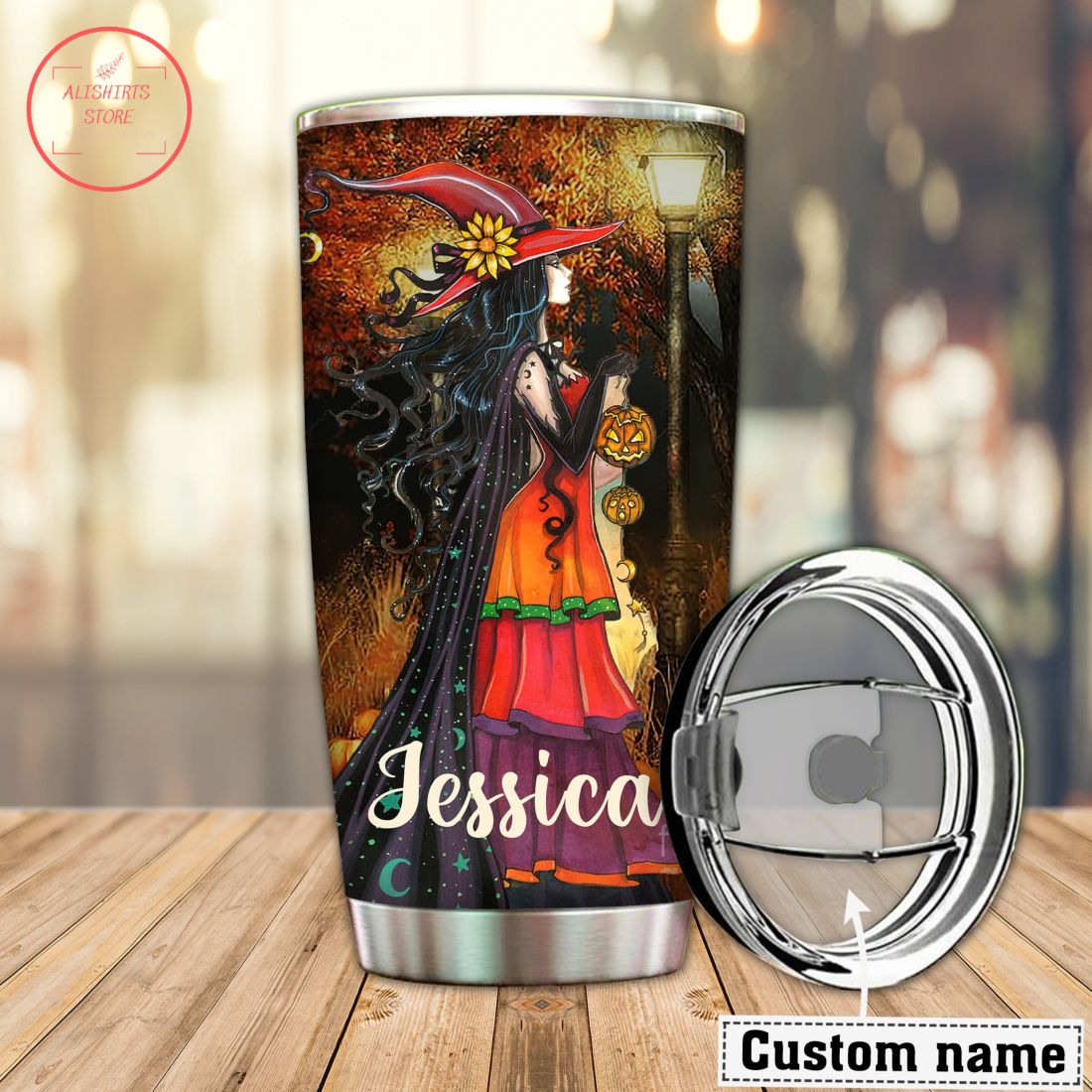 Remind Them Who They're Dealing With Halloween Personalized Tumbler