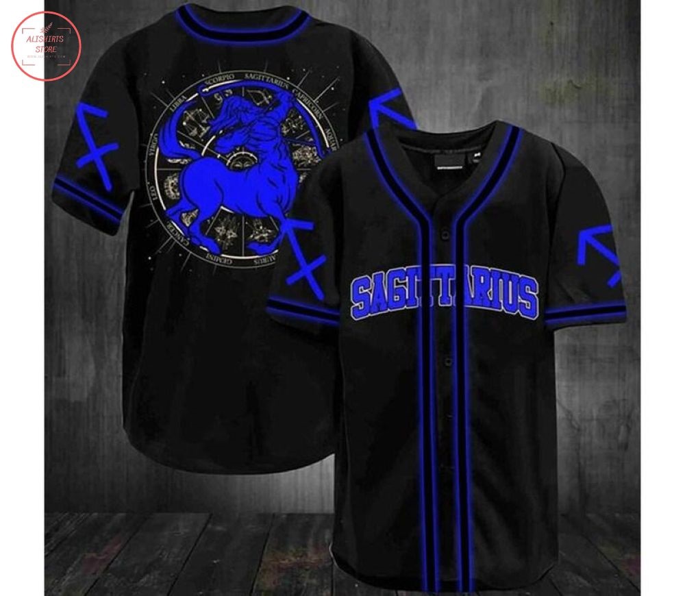 Sagittarius Zodiac Baseball Jersey