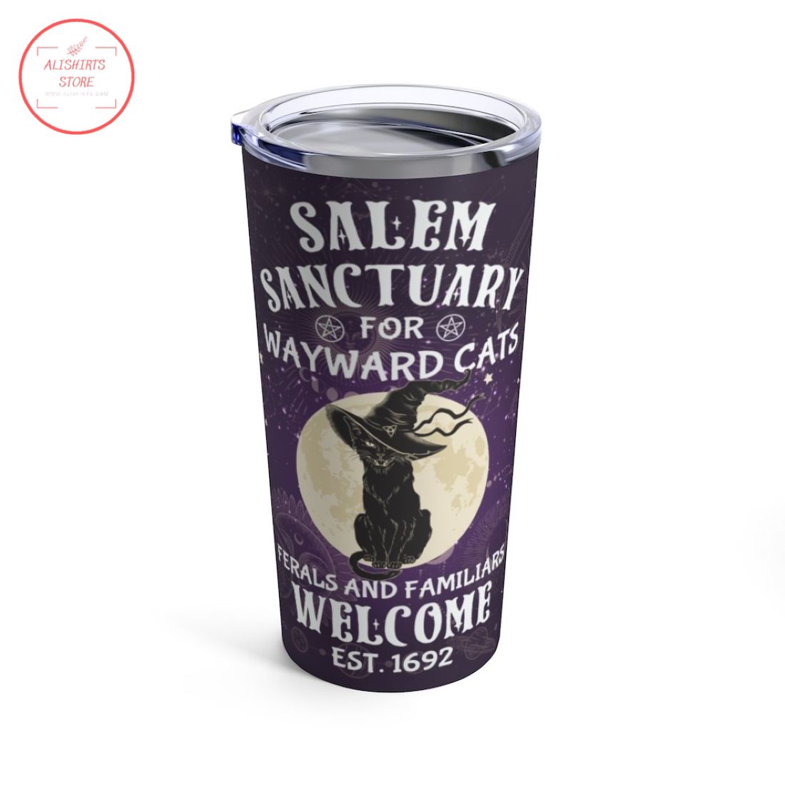 Salem Wayward Cats Witch Halloween Tumbler