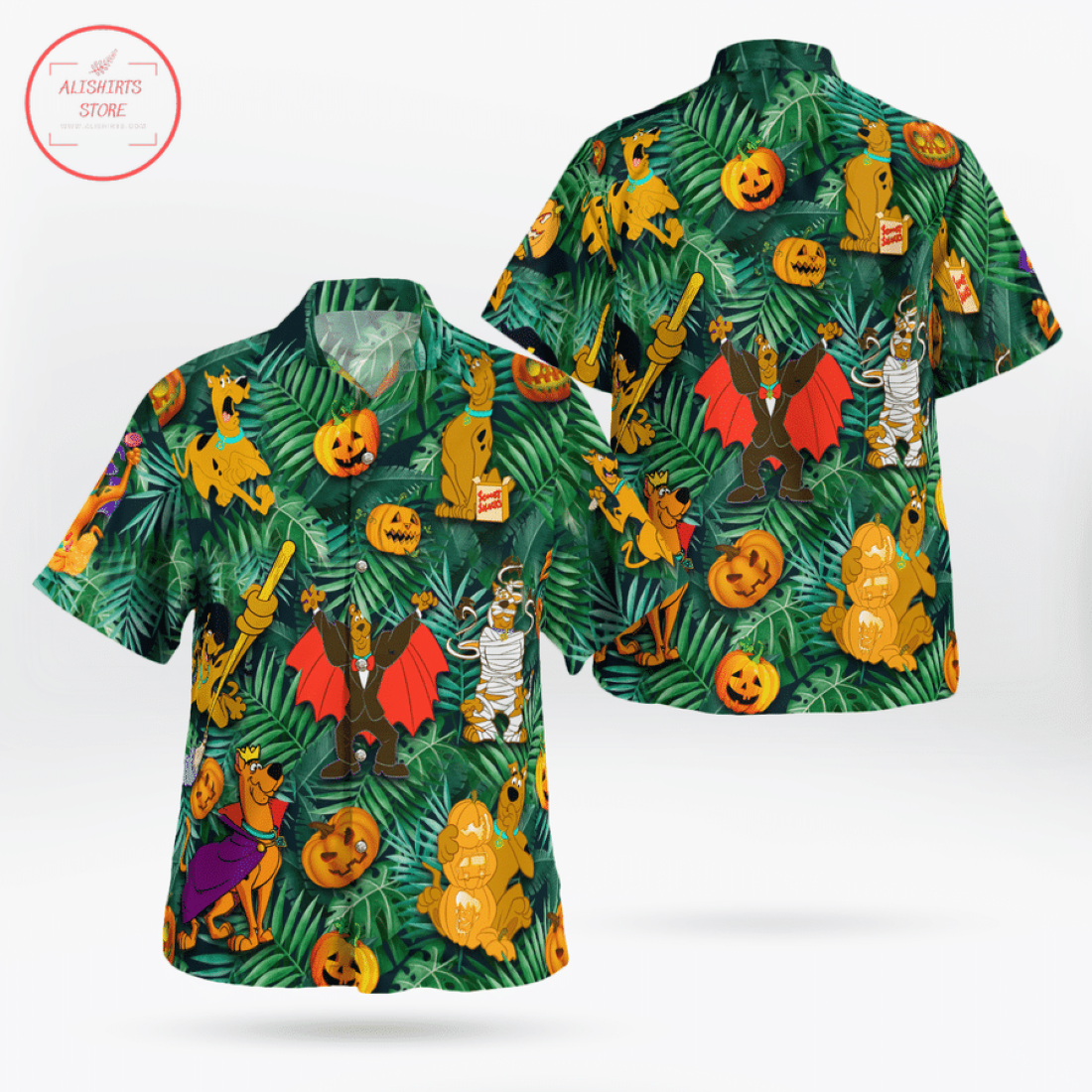 Scoobydoo Dog Halloween Hawaiian Shirt